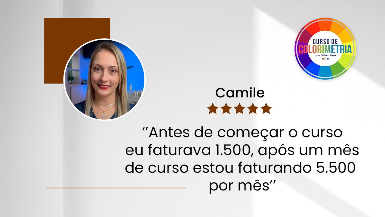Depoimento de aluna da Débora Zago